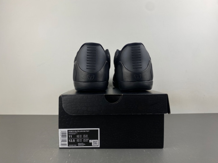 Nike Kobe 9 Elite Low EM Protro TB Triple Black IH5095-002