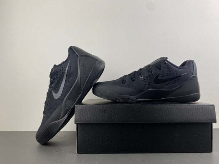 Nike Kobe 9 Elite Low EM Protro TB Triple Black IH5095-002