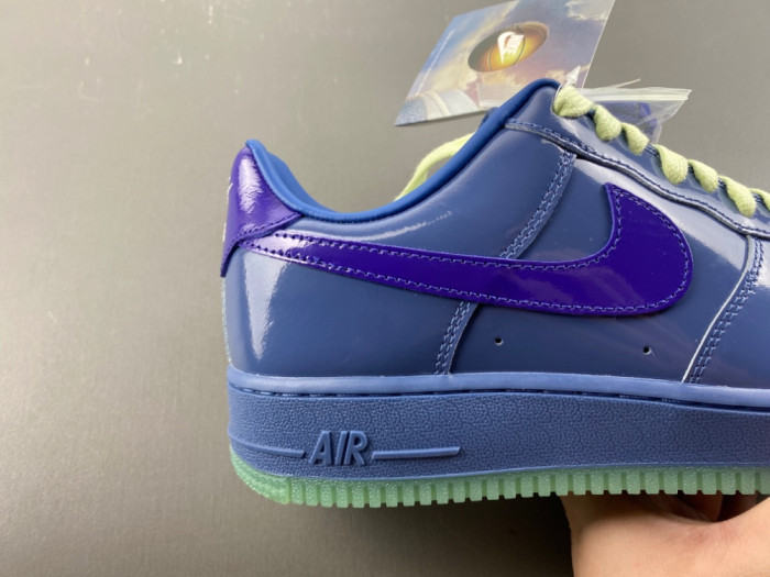 Nike Air Force 1 Low Patent Leather Mystic Navy Grape Ice IO4489-400