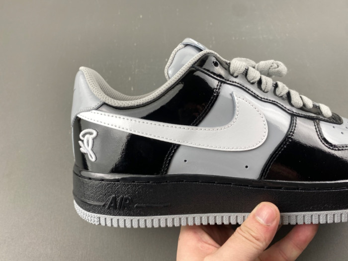 Nike Air Force 1 Low Syna Central Cee Black White Smoke Grey IO9974-010
