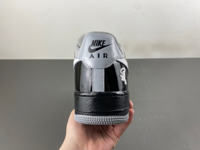 Nike Air Force 1 Low Syna Central Cee Black White Smoke Grey IO9974-010