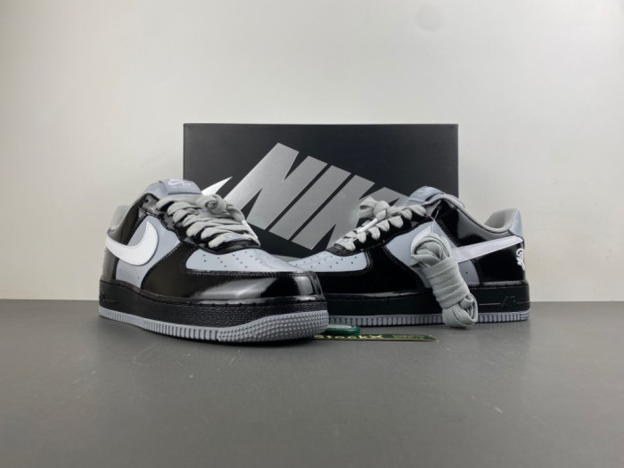 Nike Air Force 1 Low Syna Central Cee Black White Smoke Grey IO9974-010