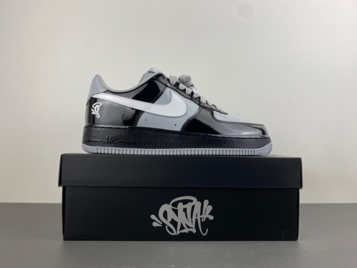 Nike Air Force 1 Low Syna Central Cee Black White Smoke Grey IO9974-010