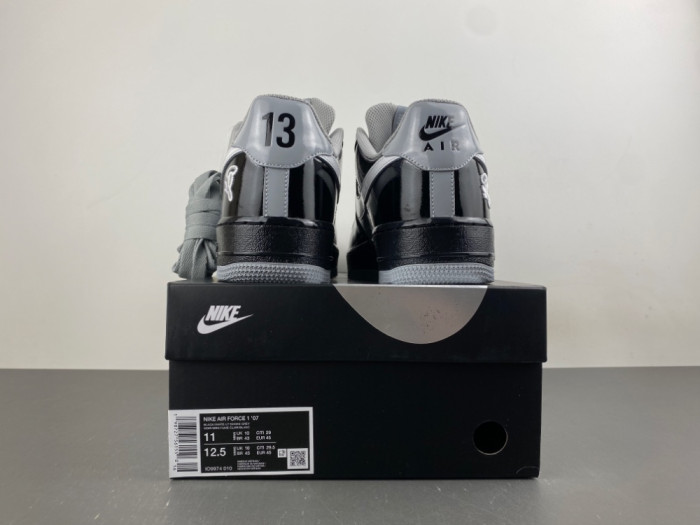 Nike Air Force 1 Low Syna Central Cee Black White Smoke Grey IO9974-010