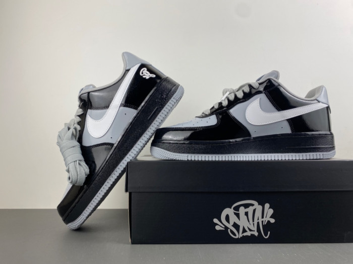 Nike Air Force 1 Low Syna Central Cee Black White Smoke Grey IO9974-010