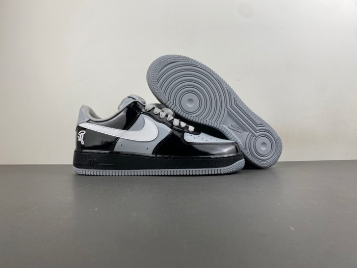 Nike Air Force 1 Low Syna Central Cee Black White Smoke Grey IO9974-010