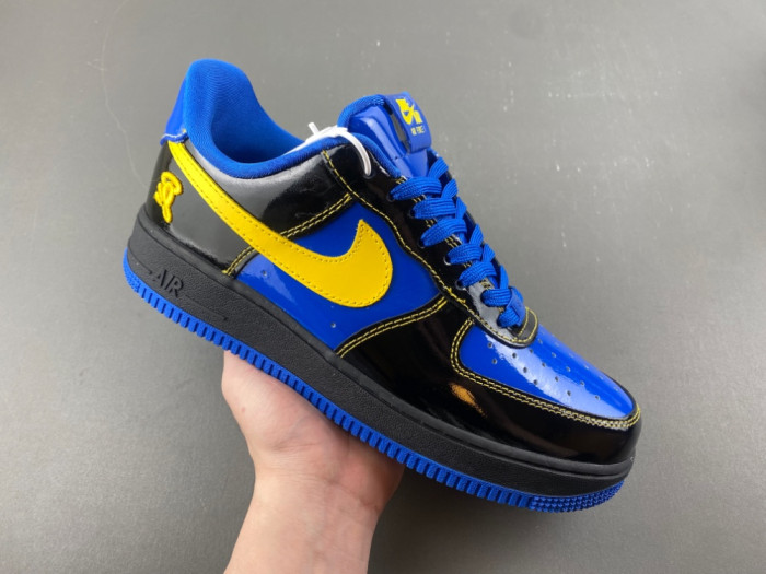 Nike Air Force 1 Low Syna Central Cee Black Optic Yellow IQ1402-010