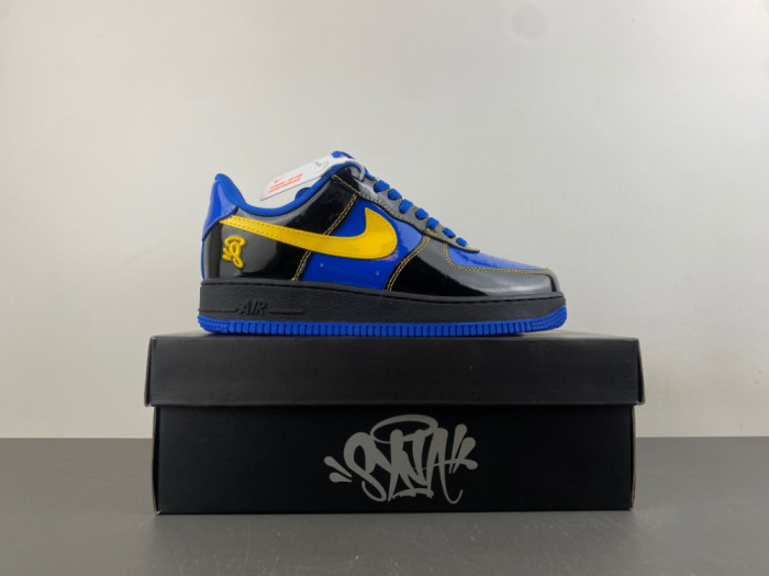 Nike Air Force 1 Low Syna Central Cee Black Optic Yellow IQ1402-010