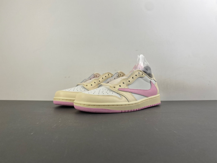 Air Jordan 1 Retro Low OG SP Travis Scott Shy Pink IQ7604-100