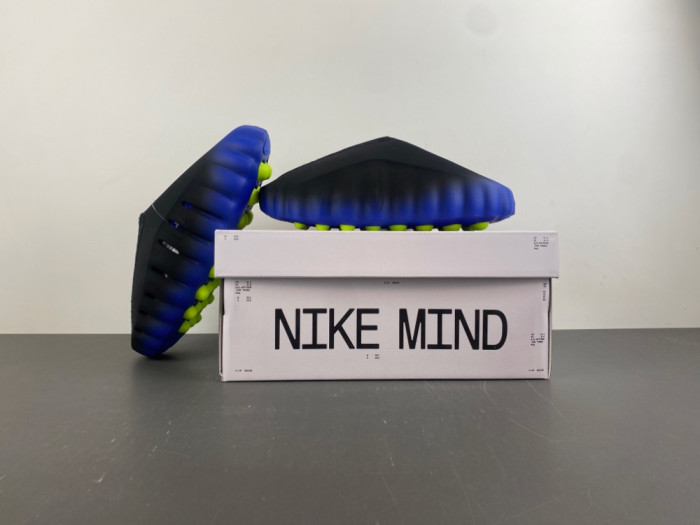 Nike Mind 001 Flyknit Slide Hyper Royal Black