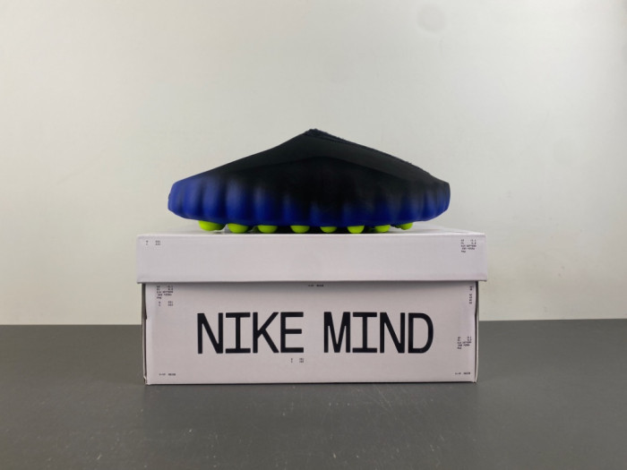 Nike Mind 001 Flyknit Slide Hyper Royal Black