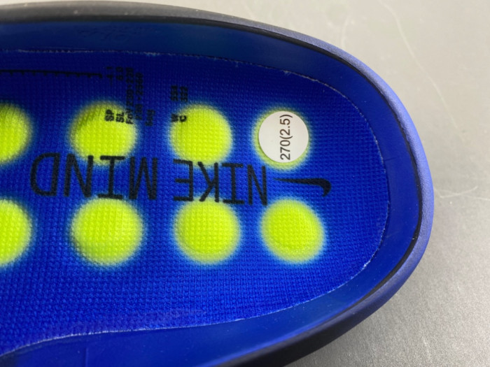 Nike Mind 001 Flyknit Slide Hyper Royal Black