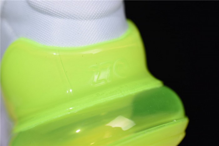 NIKE mens AIR MAX 270 “WHITE VOLT” AH8050-104