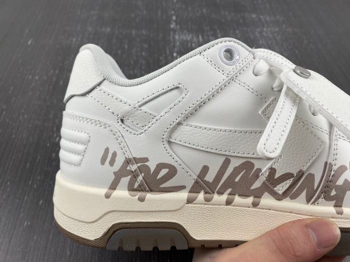 of-white out of office low-top sneakers