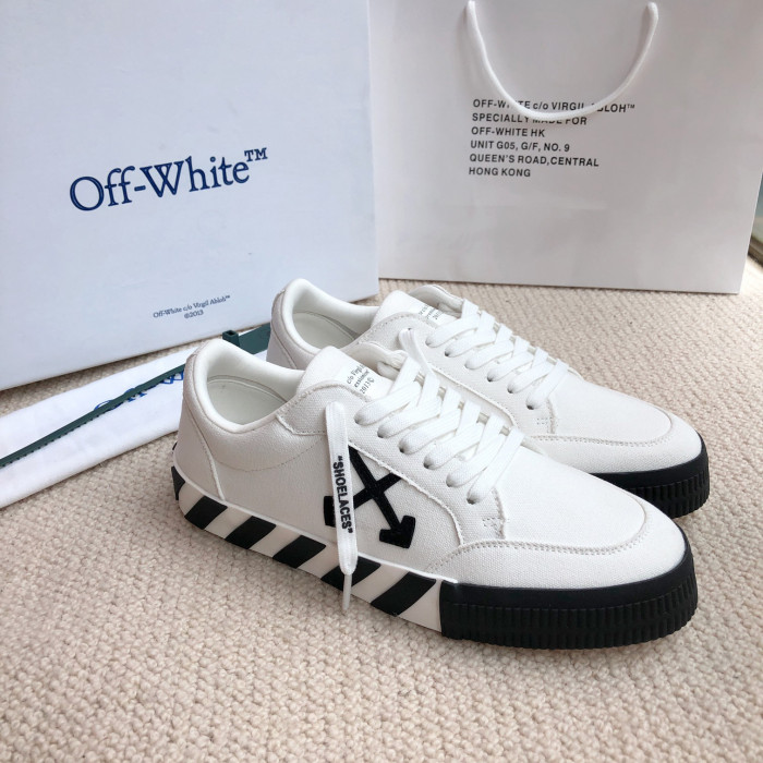 OFF-WHITE Low Vulcanized Leather Shoes
