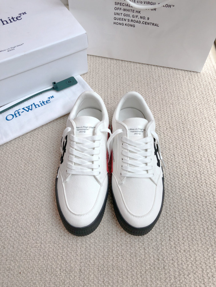 OFF-WHITE Low Vulcanized Leather Shoes