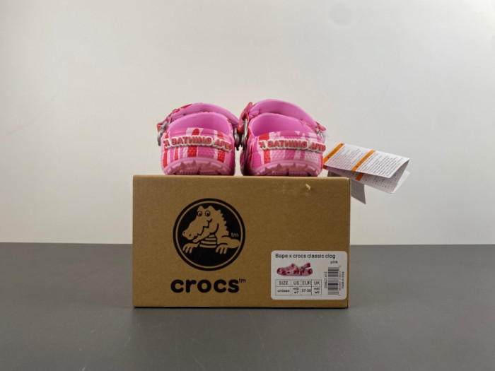 bape x Cr*0*s classic clog 